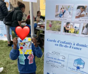 Production artistique réalisée avec un enfant