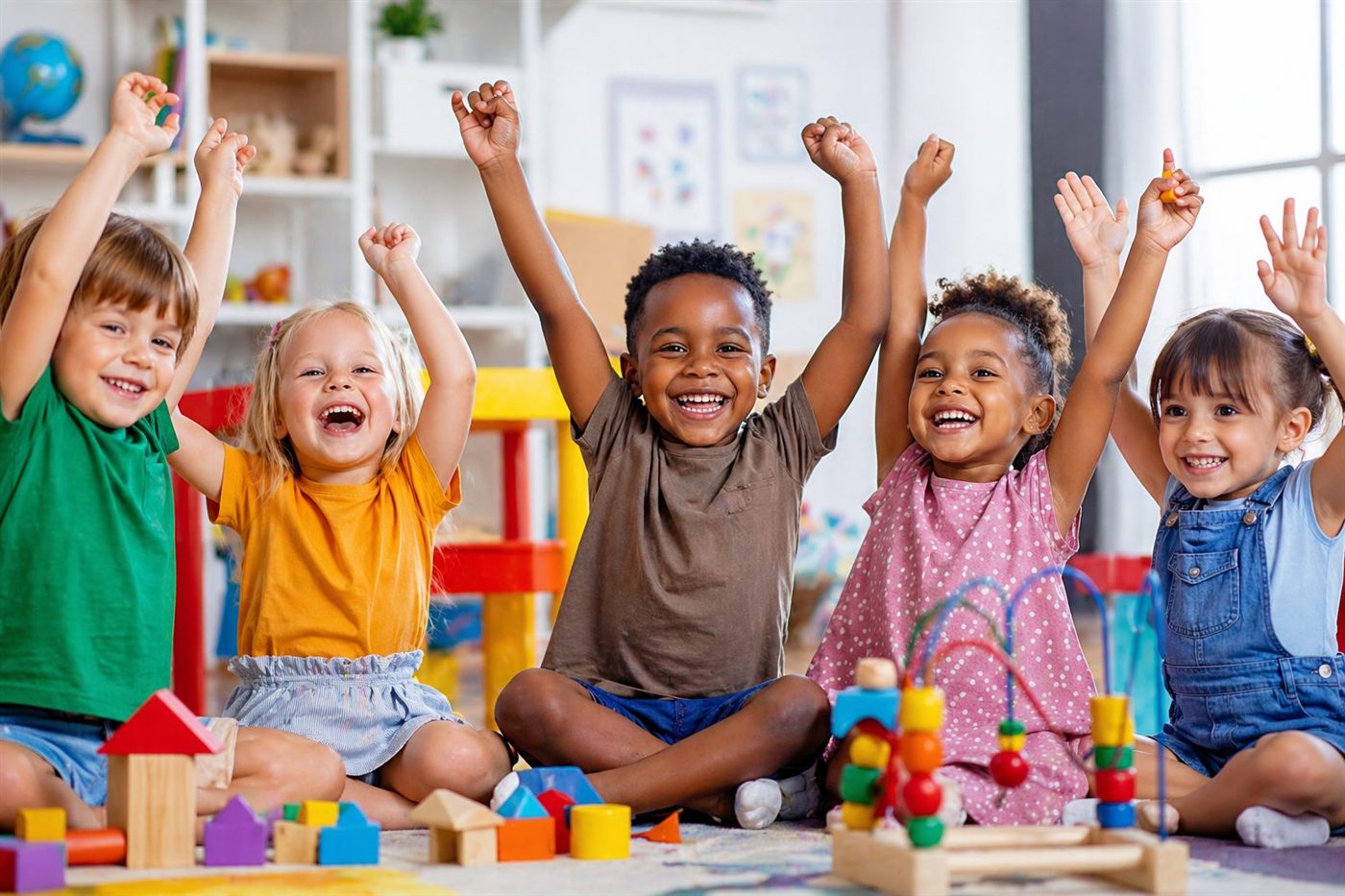Enfants souriants pour une garde ? Aulnay-sous-Bois