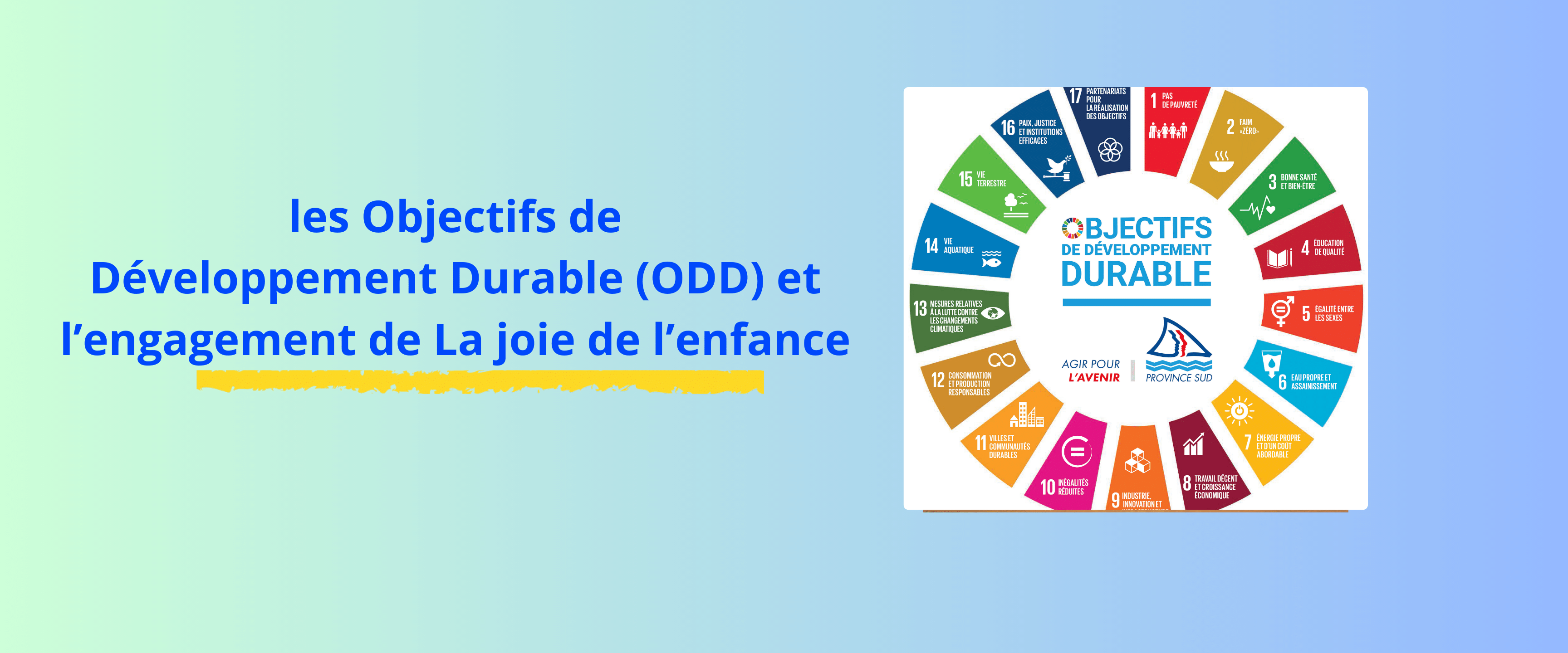 Lire la suite à propos de l’article  Les Objectifs de Développement Durable (ODD)