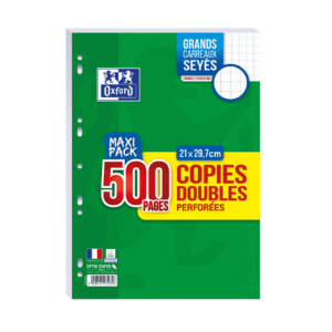 Pack de 500 Copies Doubles Oxford