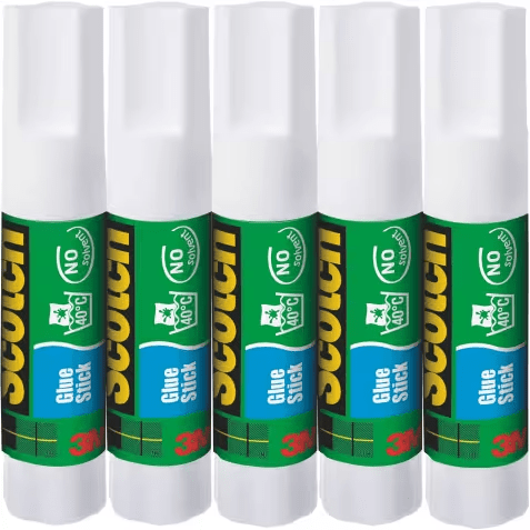 Lot de 5 bâtons de colles 21g Scotch